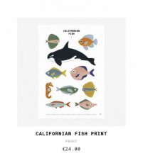 Poster Californian Fish Print Don Fisher