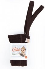 Teddy Footless Tights Chocolate - Silly Silas